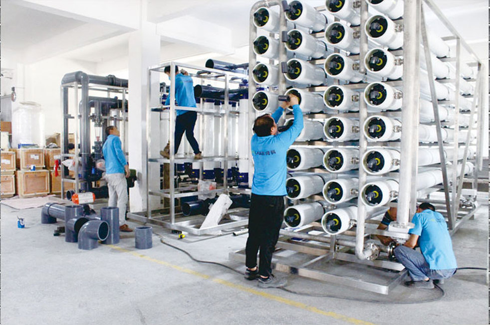 纯水设备产能增大两倍